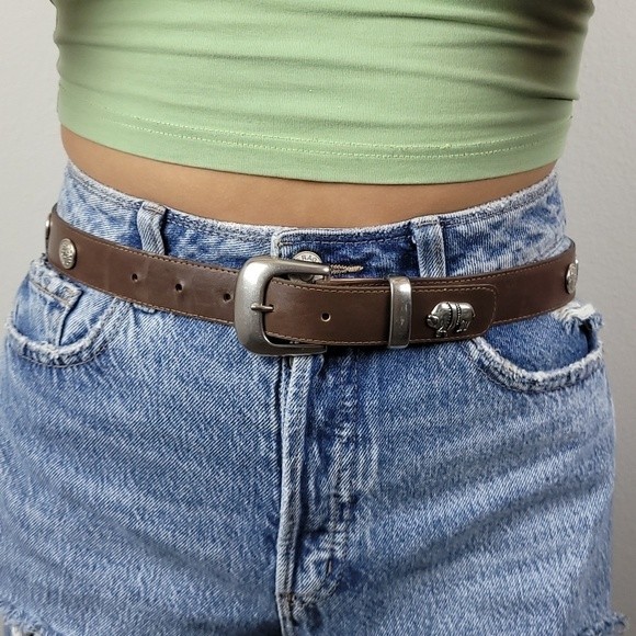 Paul Harris Accessories - VTG Paul Harris Brown Southwestern Belt Sz S  Rodeo Western